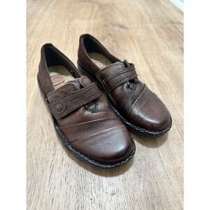 EARTH‎ SPIRIT | Women's Brown Leather Comfort Slip On Shoes